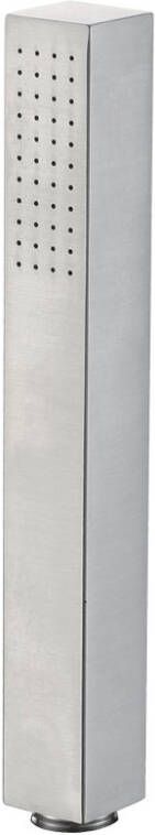Wiesbaden Staafhanddouche Brushed | 1 Stand | Vierkant | RVS - Foto 3