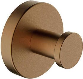 Wiesbaden Alonzo handdoekhaak groot 5 x 5 x 4 cm geborsteld brons koper
