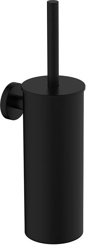 Wiesbaden Alonzo toiletborstel met houder voor wandmontage 35 2 x 9 2 x 12 cm mat zwart - Foto 3