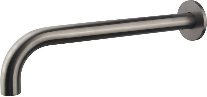 Wiesbaden inbouw-uitloop rond 25 cm 1 2&apos;&apos; gun metal