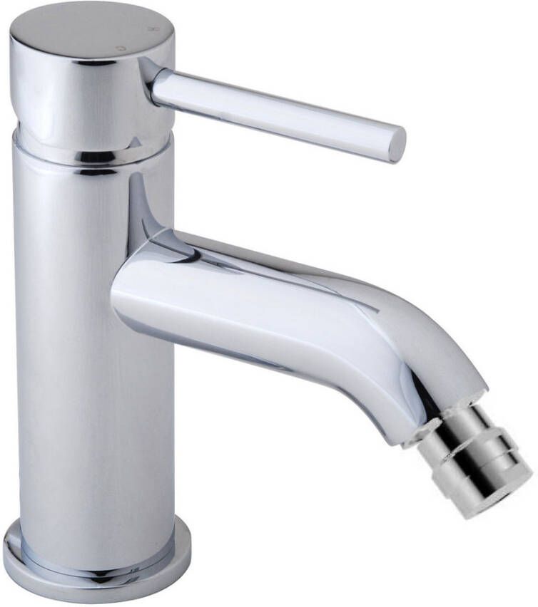 Wiesbaden Cadans bidetkraan met clickwaste chroom 29.4112 - Foto 2
