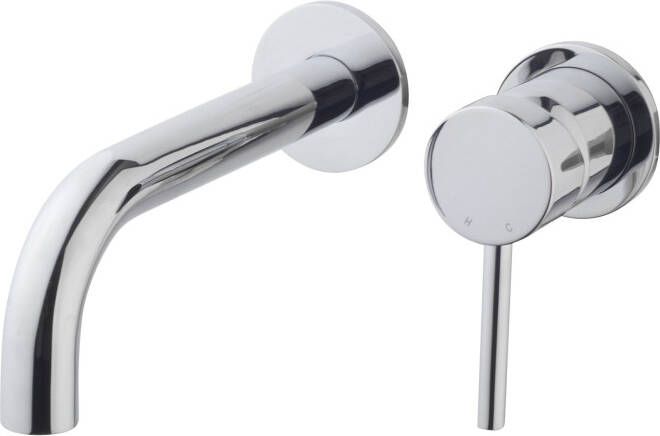 Wiesbaden Caral inbouw-wastafelmengkraan chroom 1 knop