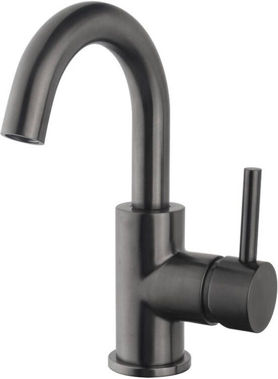 Wiesbaden Caral éénhendel wastafelkraan met draaibare uitloop 22 9 cm gunmetal