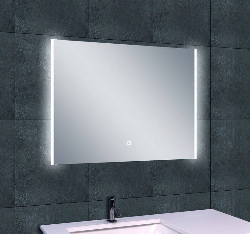 Wiesbaden Badkamerspiegel Duo | 80x60 cm | Rechthoekig | Directe en indirecte LED verlichting | Touch button | Met verwarming - Foto 2