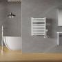 Wiesbaden Elara elektrische radiator Smart WiFi 76 6 x 60 cm glans wit 41.3536 - Thumbnail 2