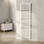 Wiesbaden Designradiator Elara 180x45cm 830 Watt Glans Wit Middenonderaansluiting - Thumbnail 3