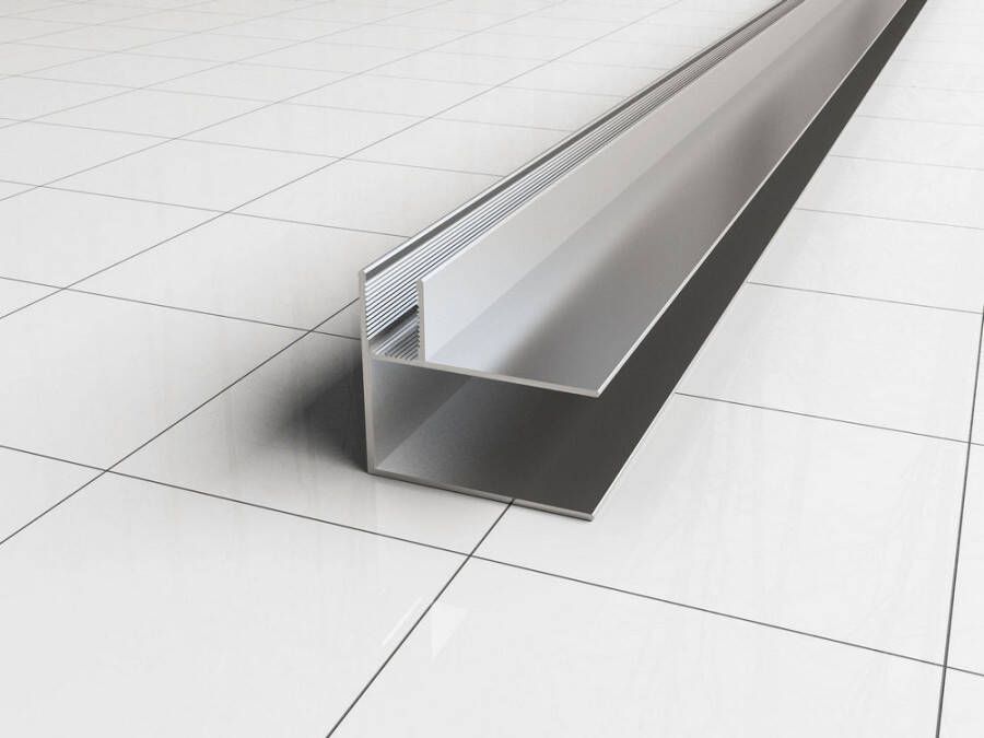 Korver Holland Cora hoekprofiel tbv nisdeur met zijwand 10mm - Foto 2