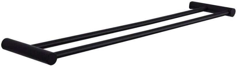 Wiesbaden Schwarz Ida Dubbele Handdoekrek 60 cm Zwart - Foto 2