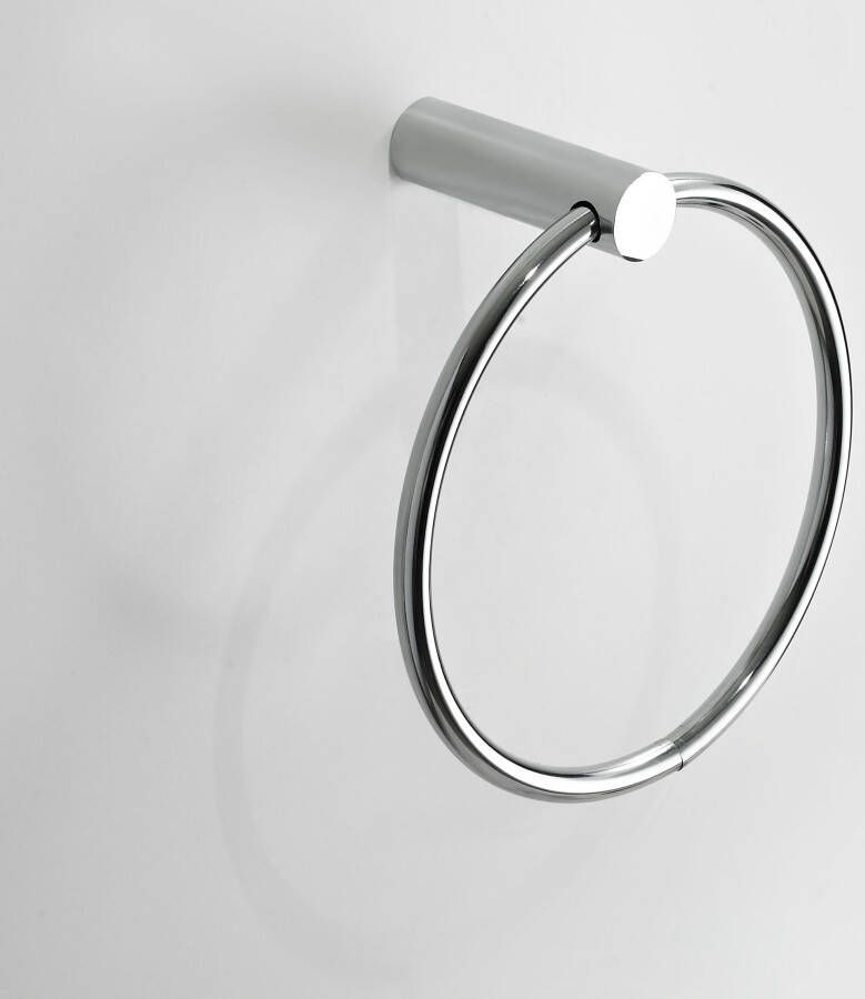 Wiesbaden Ida handdoekring chroom 28.4055 - Foto 2