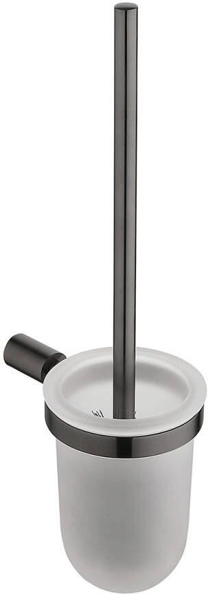 Wiesbaden Ida toiletborstelhouder wandgemonteerd gunmetal