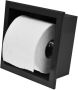 Wiesbaden inbouw-toiletrolhouder mat zwart 28.2910 - Thumbnail 3
