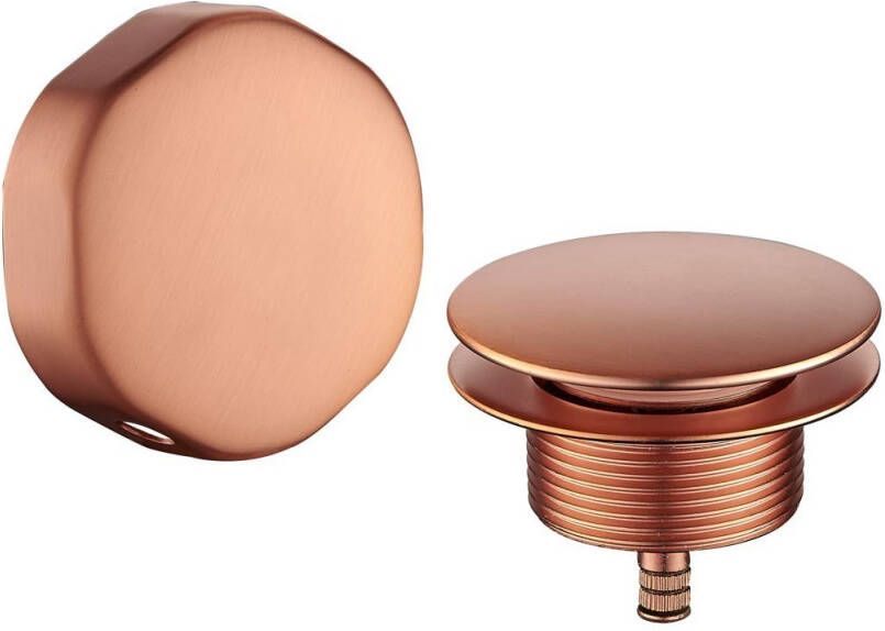 Saniclear Brass inbouw toiletrol houder met klep geborsteld messing mat goud