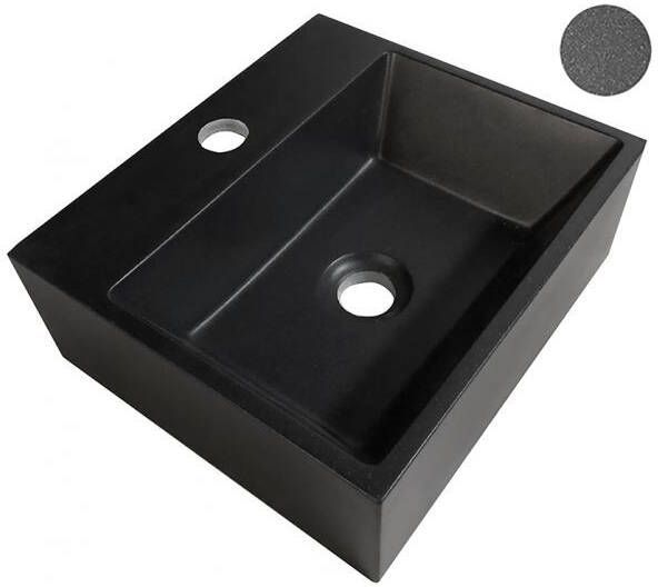 Wiesbaden Fontein Leto Rechthoek 33.5x29x11cm Keramiek Quartz - Foto 2