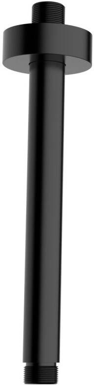 Wiesbaden Douchearm UniMatch Caral | 20 cm | Plafond montage | Messing | Rond | Zwart mat - Foto 3