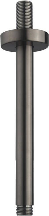 Wiesbaden Caral douchearm met plafondbevestiging 20 cm gunmetal 29.7810 - Foto 1