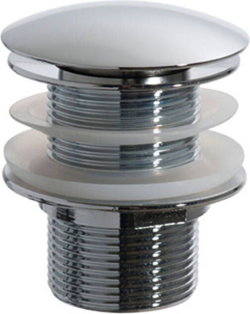 Wiesbaden Caral Luxe lange clickwaste 6 5cm 5 4inch chroom 33.4404