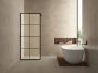 Wiesbaden Maaz inloopdouche met raster en handdoekhouder 1000 x 2000 x 10 mm helder glas mat zwart 20.3961 - Thumbnail 3