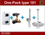 Wiesbaden Thermostatische Inbouw Regendouche Set Type 101 Plafondarm 20 cm Rond incl. Inbouwdeel - Thumbnail 3