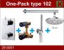 Wiesbaden Thermostatische Inbouw Regendouche Set Type 102 Wandarm 20 cm Rond incl. Inbouwdeel - Thumbnail 2