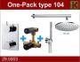 Wiesbaden Thermostatische Inbouw Regendouche Set Type 104 Wandarm 30 cm Rond incl. Inbouwdeel - Thumbnail 3