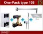 Wiesbaden Thermostatische Inbouw Regendouche Set Type 108 Wandarm 30 cm Vierkant incl. Inbouwdeel - Thumbnail 3