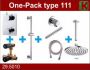 Wiesbaden Thermostatische Inbouw Regendouche Set Type 111 Plafondarm 20 cm Rond Glijstang incl. Inbouwdeel - Thumbnail 3