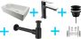 Gedy Seventy Zwenkbak op tafel ABS-kunststof grijs - Thumbnail 4