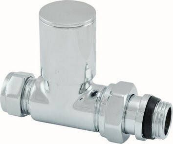 Riko luxe radiatorventiel 1 2&apos;&apos;x15 (M22) knel recht chroom - Foto 2