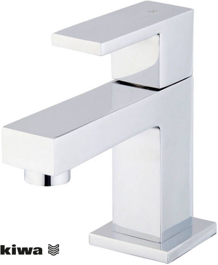 Wiesbaden Fonteinkraan Rombo | Opbouw | Koudwater kraan | Standaard model | Vierkant | Chroom - Foto 2