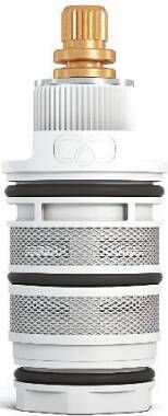 Wiesbaden Thermostatisch binnenwerk tbv Caral Eco douche opbouwset + thermostaatkraan 29.3891 - Foto 1