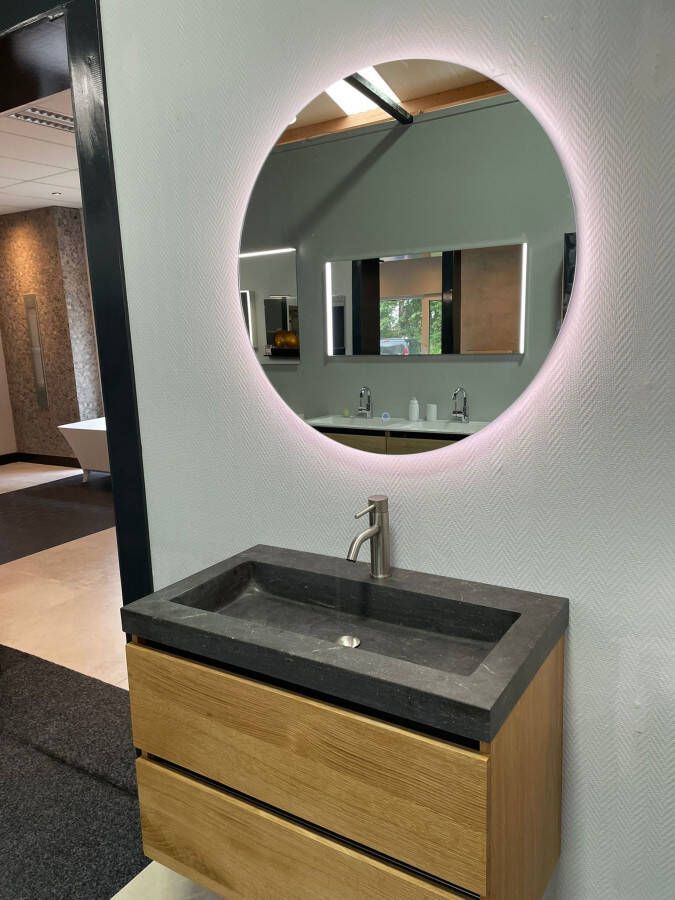 Wiesbaden Vision Oak badkamermeubel 80x46 eiken