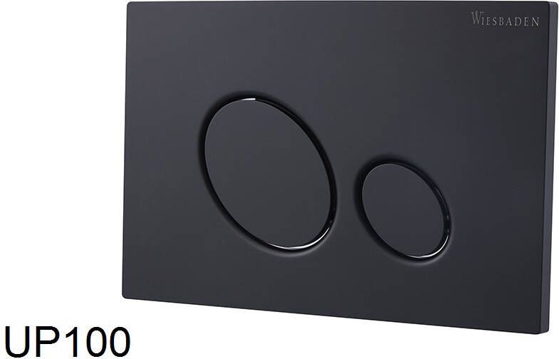 Wiesbaden X10 drukplaat mat zwart