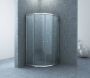 Xellanz Douchecabine Eco Kwartrond Schuifdeur 90x90x190cm Helder Glas Chroom Profiel 5mm Veiligheidsglas Easy Clean - Thumbnail 5