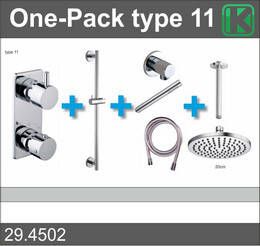 Xellanz one-pack inbouwthermostaatset type 11 (20cm)