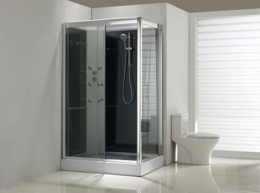 Xellanz Douchecabine Sunshine Schuifdeur 120x90x218cm 5mm Veiligheidsglas Chroom Links - Foto 3