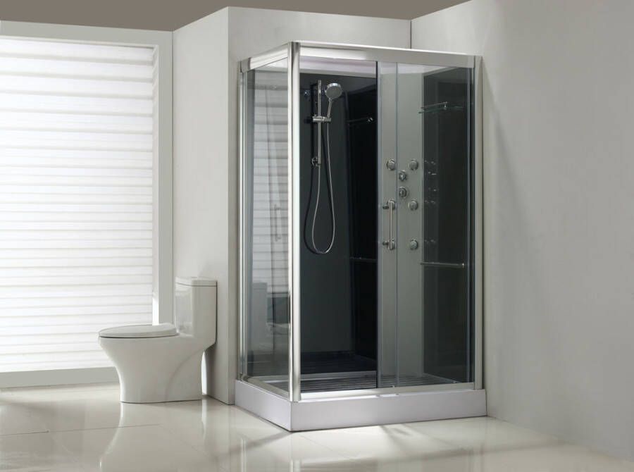 Xellanz Douchecabine Sunshine Schuifdeur 120x90x218cm 5mm Veiligheidsglas Chroom Rechts - Foto 2