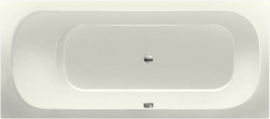 Xenz Ligbad Inbouw Aruba Rechthoek 1-2 Persoons Duobad 80x190x45cm Acryl Edelweiss Mat met Poten - Foto 5