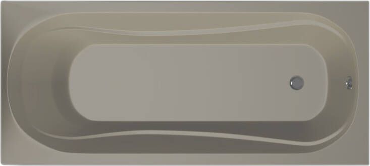 Xenz Bonaire ligbad 180x80x44cm met poten zonder afvoer Acryl Klei Mat 6803-07