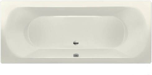 Xenz Ligbad Inbouw Lagoon Rechthoek 1-2 Persoons Duobad 80x180x50cm Acryl Edelweiss Mat met Poten - Foto 5