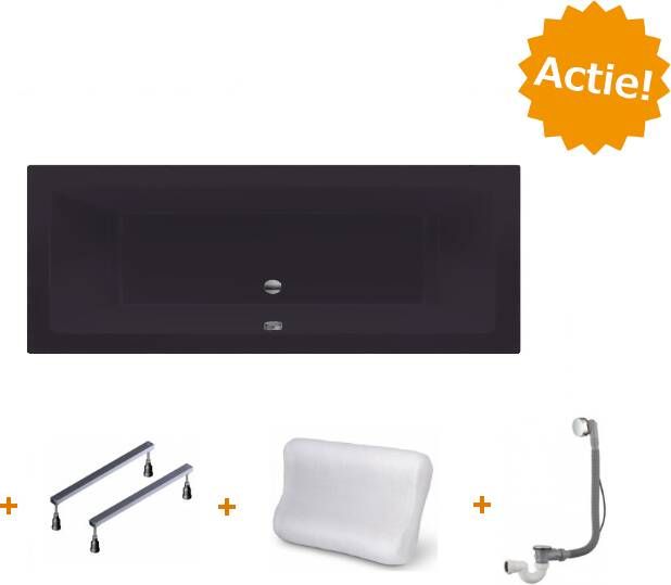 Xenz Society bad 200x90 antraciet