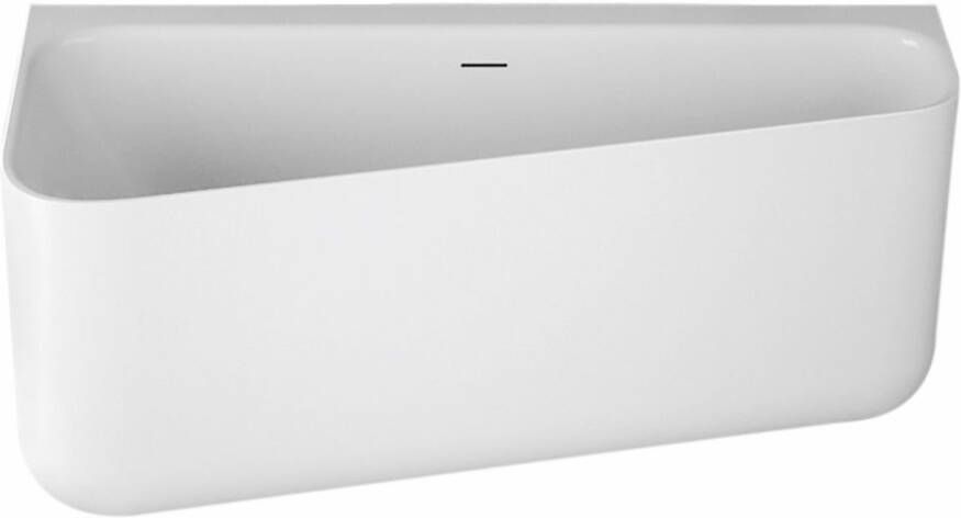 Xenz Cindy links vrijstaand bad 155x75 mat Wit