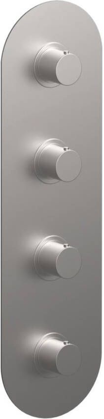 Xenz Duero Plus Thermostatisch blok met drie uitgangen inox