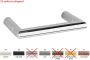 Xenz Duero toiletrolhouder zwart mat - Thumbnail 1