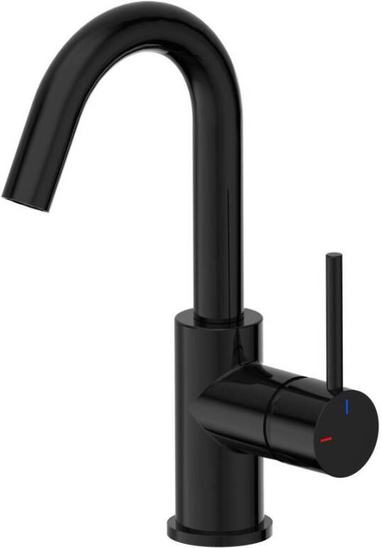 Beterbad Xenz Wastafelkraan Xenz Duero 26.4 cm Mat Zwart