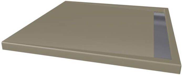 Xenz easy tray douchevloer 100x100x5cm rechthoek acryl klei 6950-07 - Foto 2