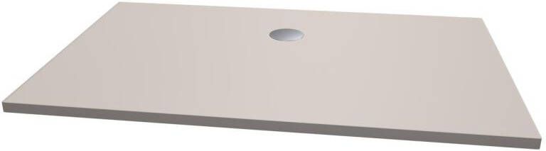 Xenz Flat douchevloer 140x90x4cm rechthoek Acryl Creme 6914-14