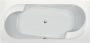 Xenz Ligbad Parel | Inbouw | 190x90 cm | Incl.Badafvoer | Met overloop | Acryl | Glans wit - Thumbnail 2