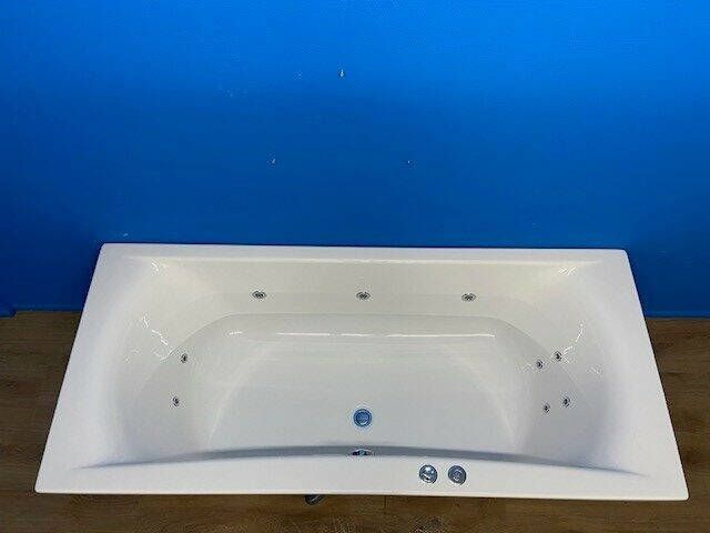 Xenz Robijn bubbelbad met Koller WP2 systeem 190x90 wit