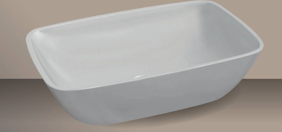 Xenz Romeo waskom solid surface wit