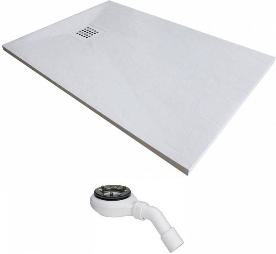 Saniclear Vision opbouw regendouche met 20x30cm hoofddouche geborsteld koper